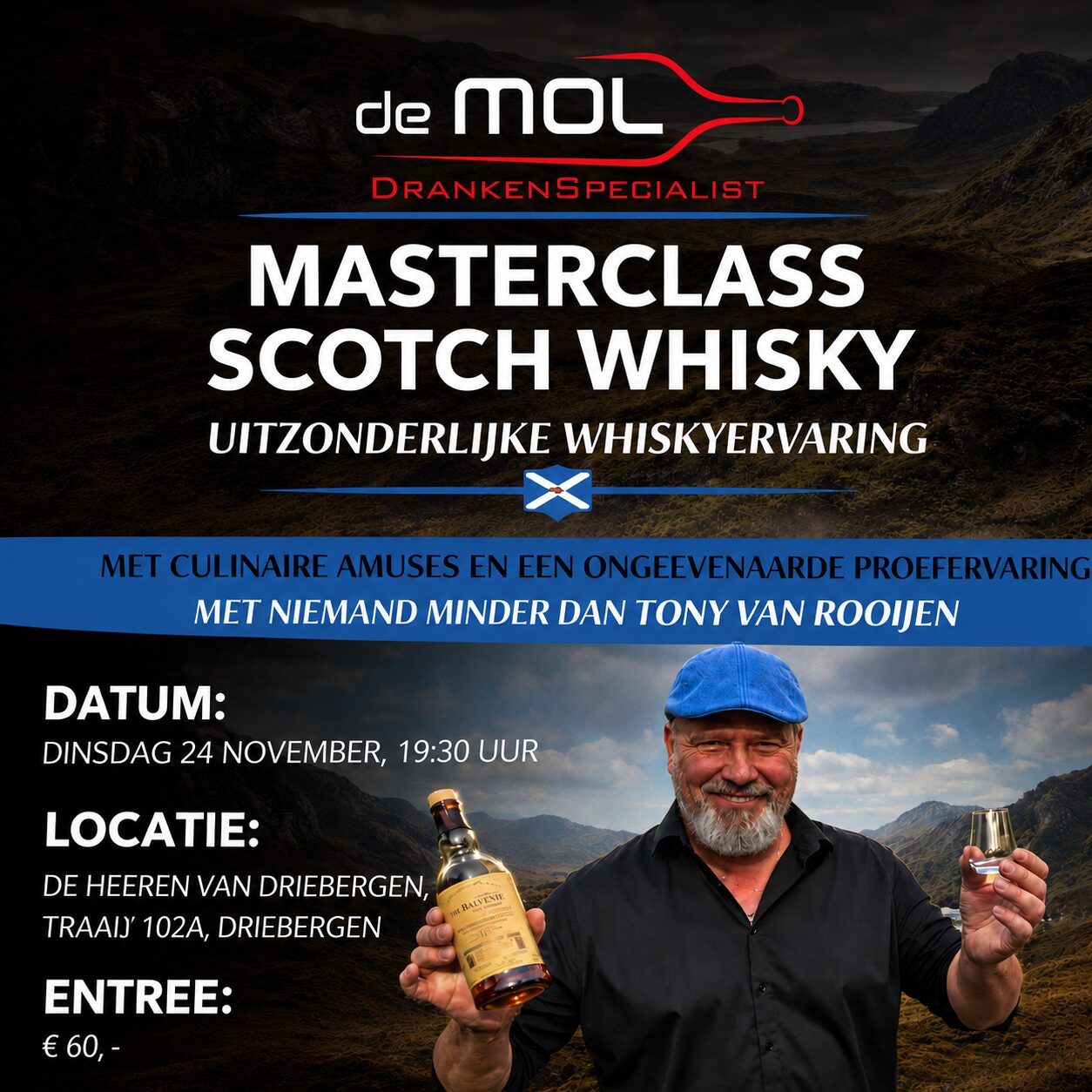 Flyer van Whiskydiner