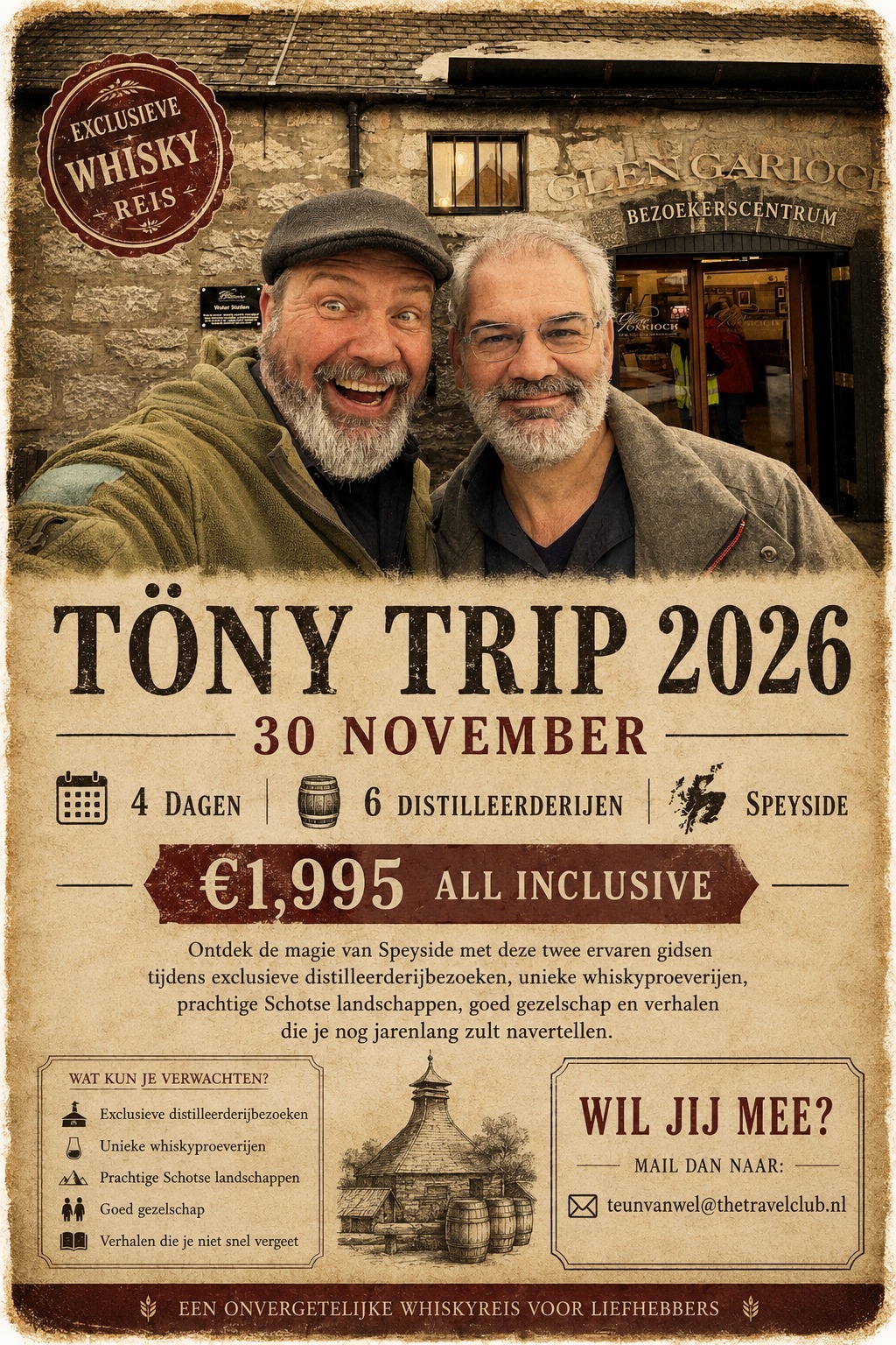 Flyer van Tōny trip