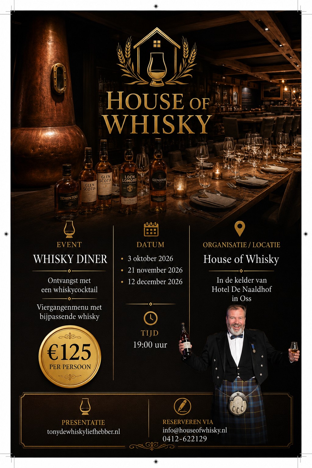 Flyer van House of Whisky