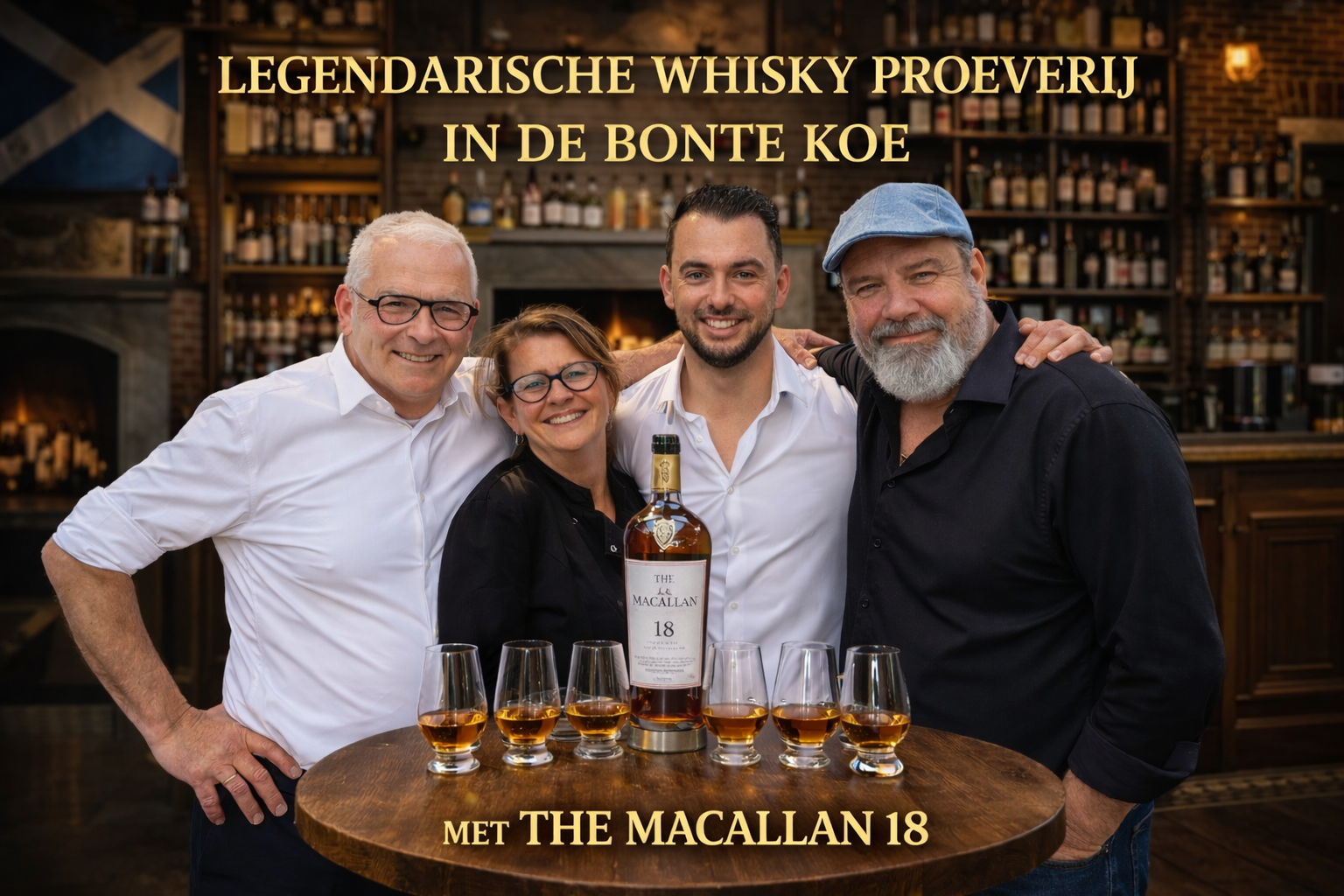 Flyer van Whisky in de Koe