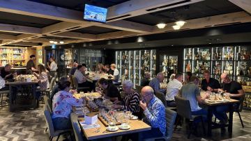 Publiek van Whisky diner House of Whisky
