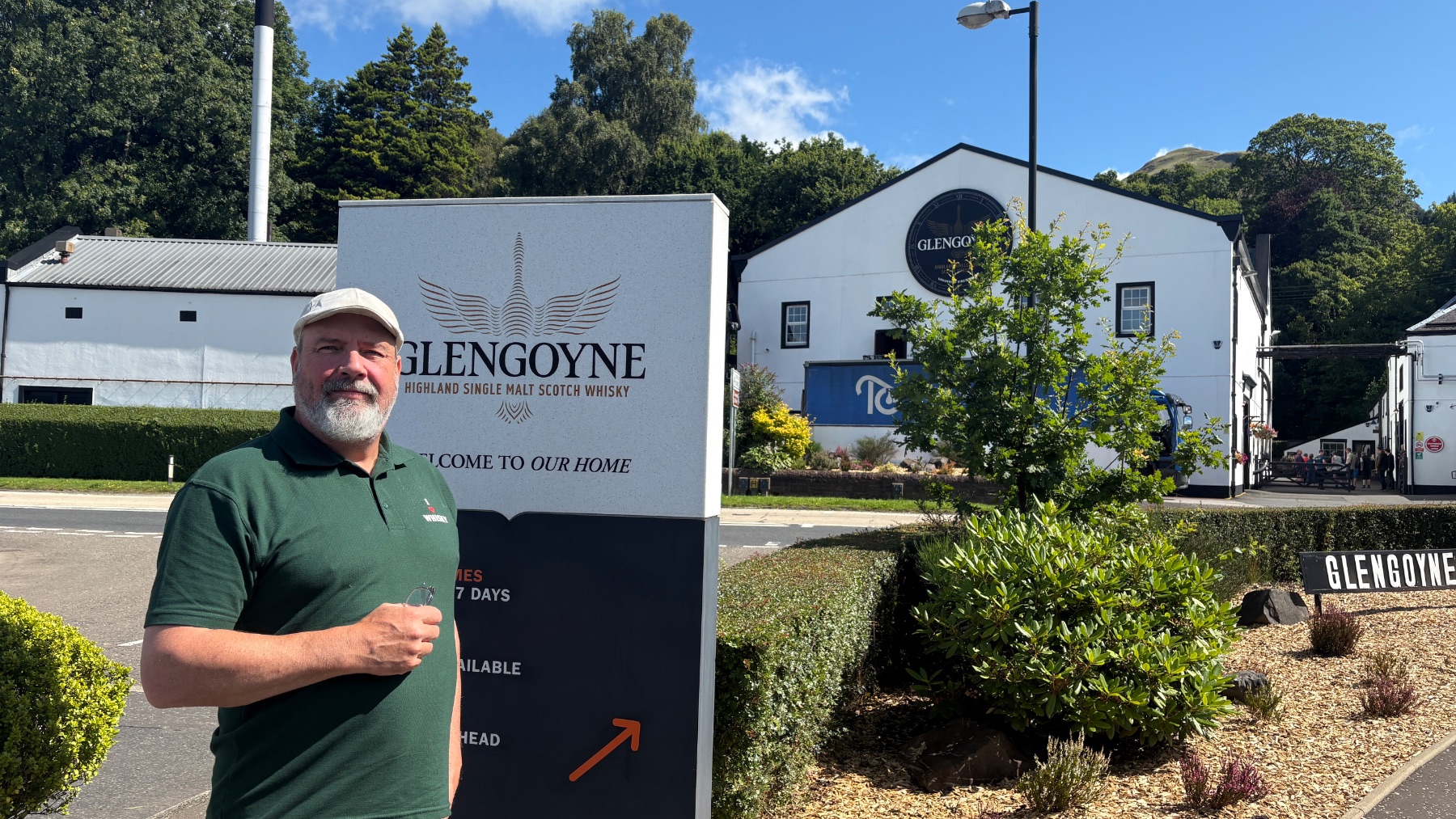 Flyer van Glengoyne visit